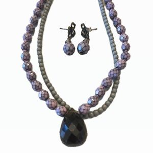 DAVID AUBREY Necklace & Earrings‎ Set